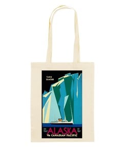 Tote Bag Alaska Glacier de couleur Crème