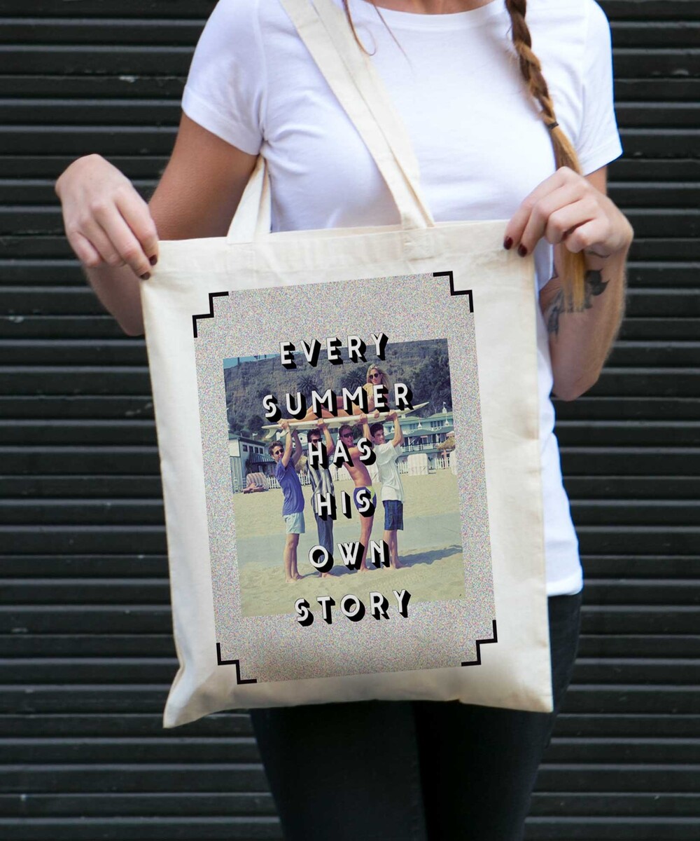 Tote Bag Every Summer de couleur Crème
