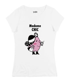 T-shirt Femme avec un Madame Chic Grafitee