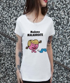T-shirt 100% coton bio Madame Maladroite
