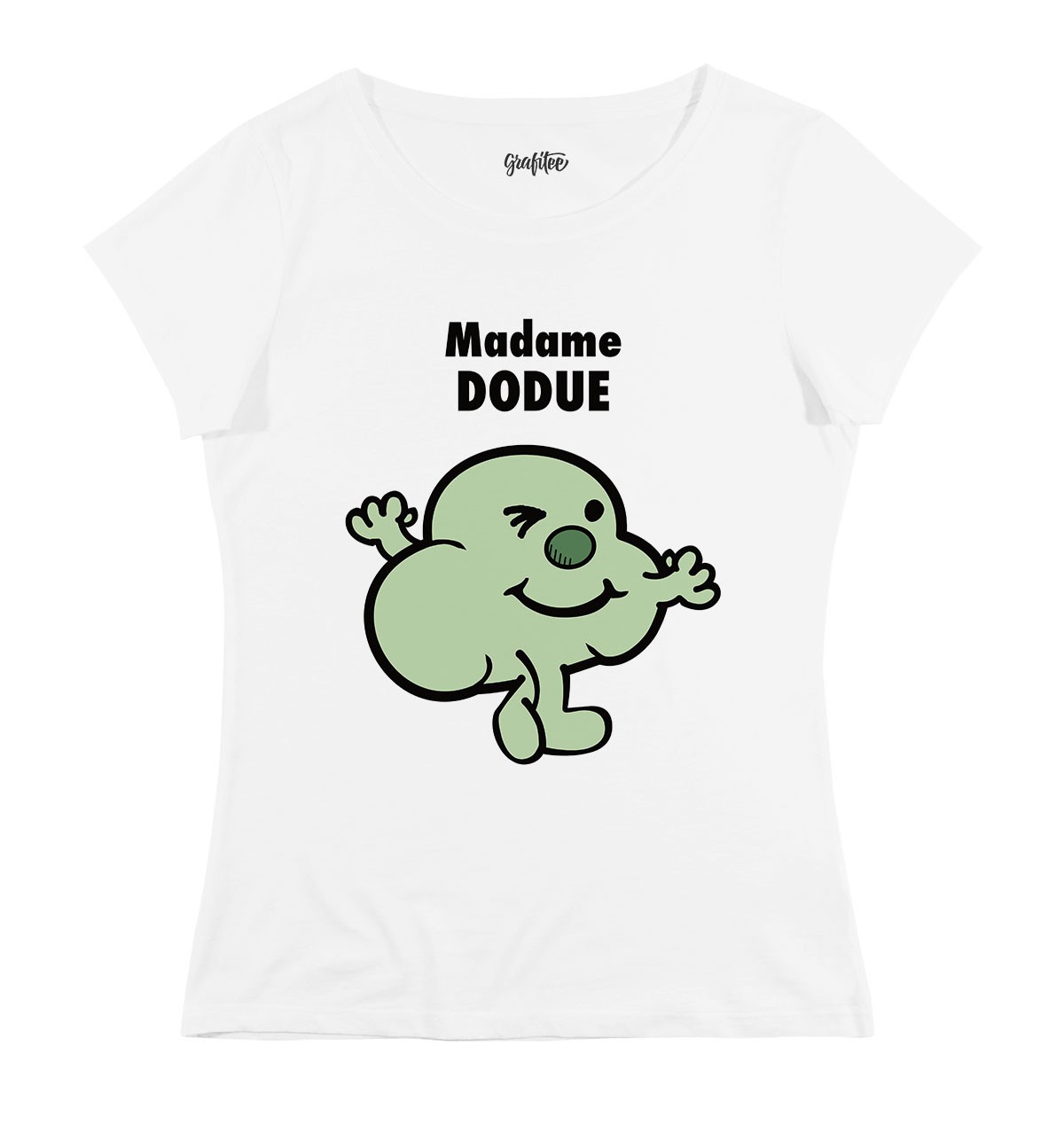 T-shirt Femme avec un Madame Dodue Grafitee