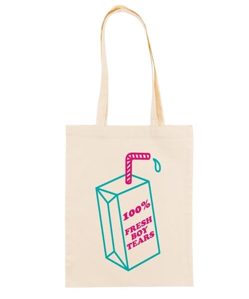 Tote Bag Femme avec un Fresh Boy Tears Grafitee