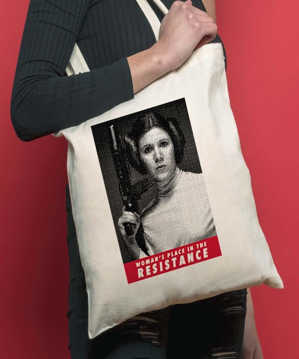 Tote Bag pour Femme Woman’s Place de couleur Écru