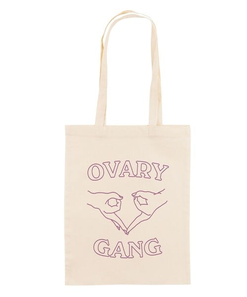 Tote Bag Femme avec un Ovary Gang Grafitee