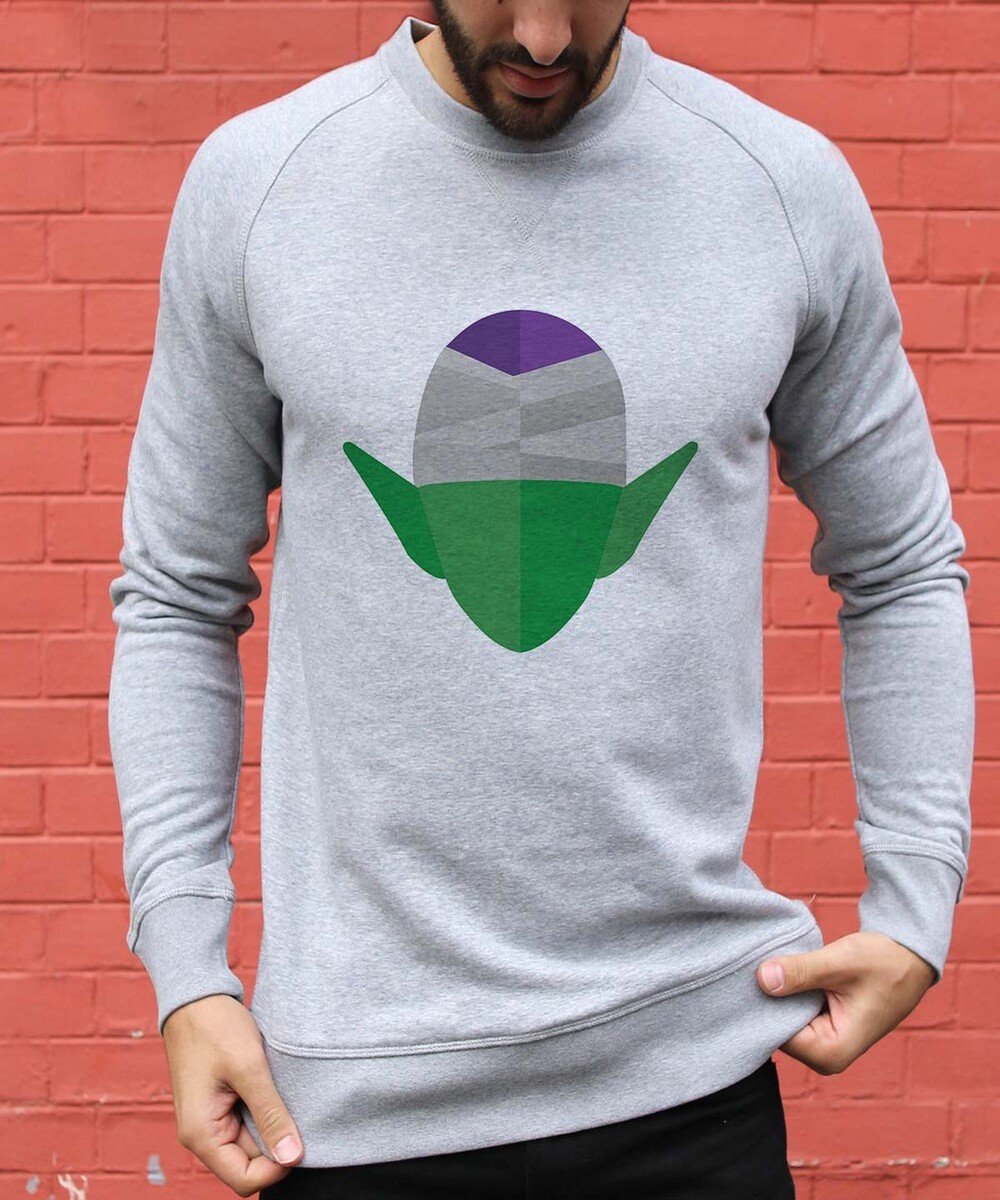 Sweat pour Homme Abstract Piccolo de couleur Gris chiné