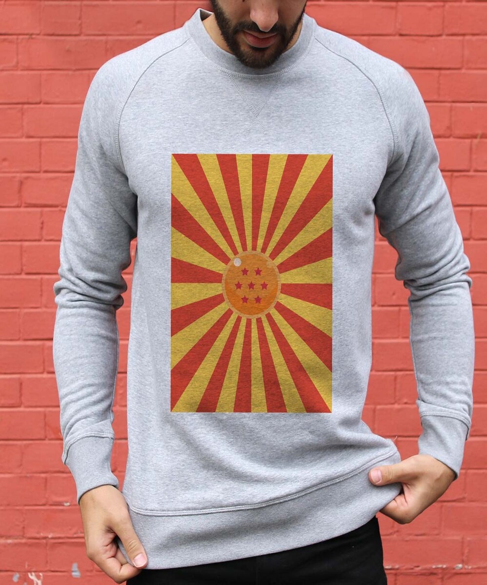 Sweat pour Homme Boule de Cristal de couleur Gris chiné