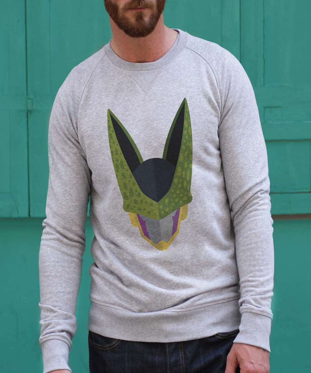 Sweat pour Homme Cell de couleur Gris chiné