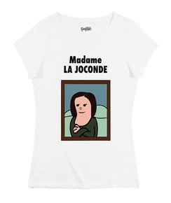T-shirt Femme avec un Madame Joconde Grafitee