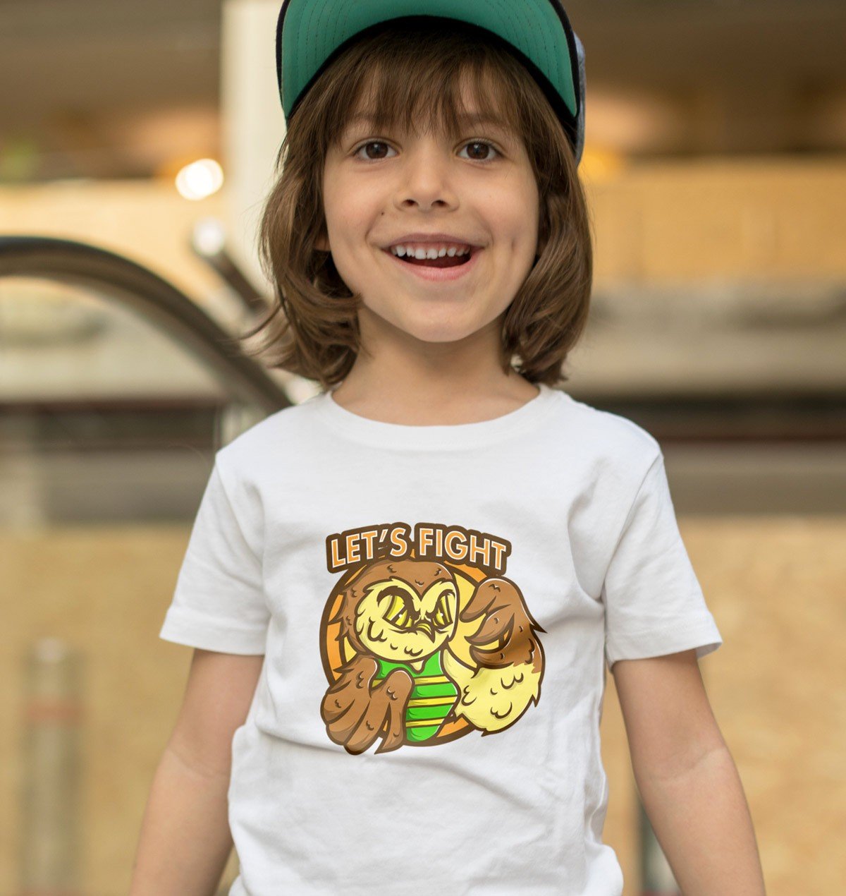 T-shirt Enfants avec un Let’s fight Grafitee