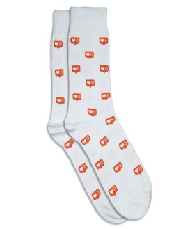CHAUSSETTES BLANCHES LOVES