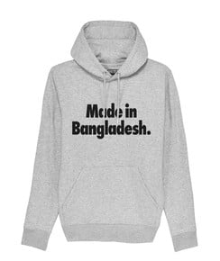Hoodie Made in Bangladesh pour Homme de couleur Gris chiné
