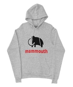 Hoodie Logo Mammouth pour Homme de couleur Gris chiné