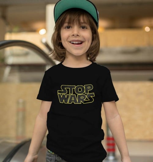 T-shirt Enfants avec un Stop wars Grafitee