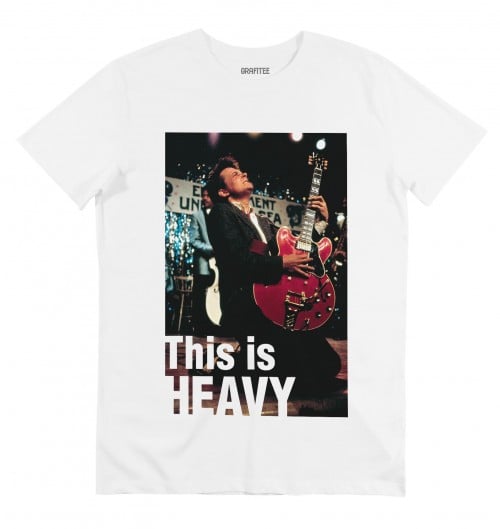 T-shirt pour Homme This is Heavy (en promo) de couleur Blanc