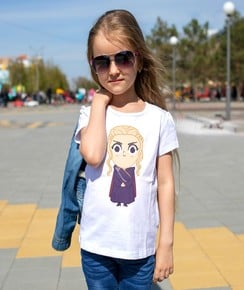 T-shirt Enfants avec un Daenerys Grafitee