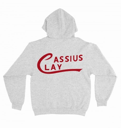 Hoodie Cassius Clay pour Homme de couleur Gris chiné
