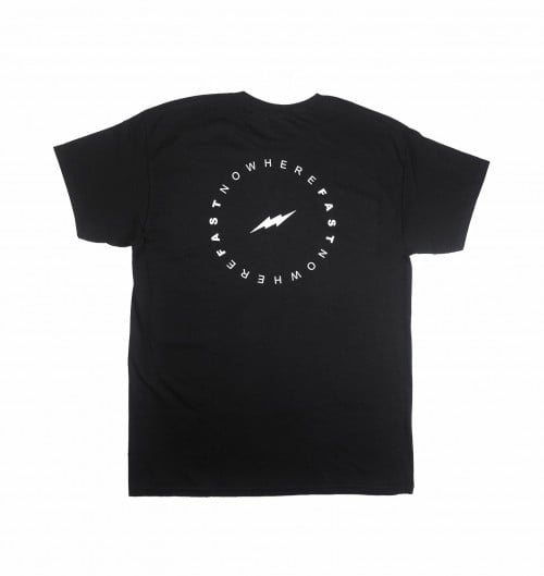 T-shirt pour Homme Nowhere Fast de couleur Noir