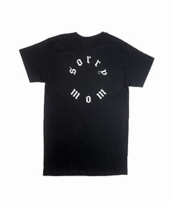 T-shirt pour Homme Sorry Mom de couleur Noir