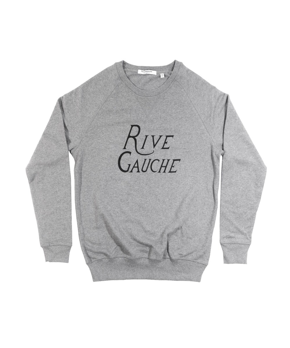 Sweat pour Homme Rive Gauche de couleur Gris chiné