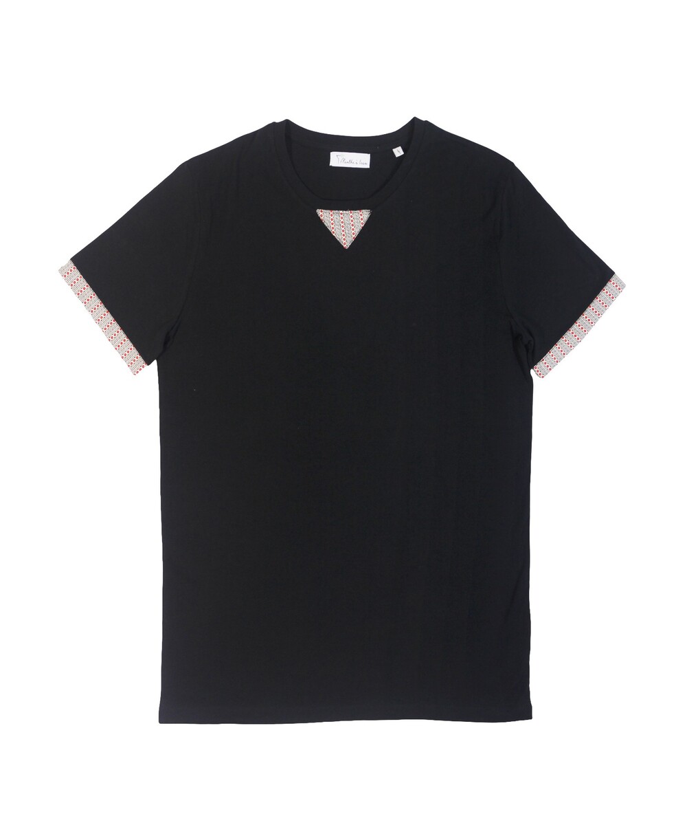 T-shirt pour Homme Cut & Sew Mexico de couleur Noir
