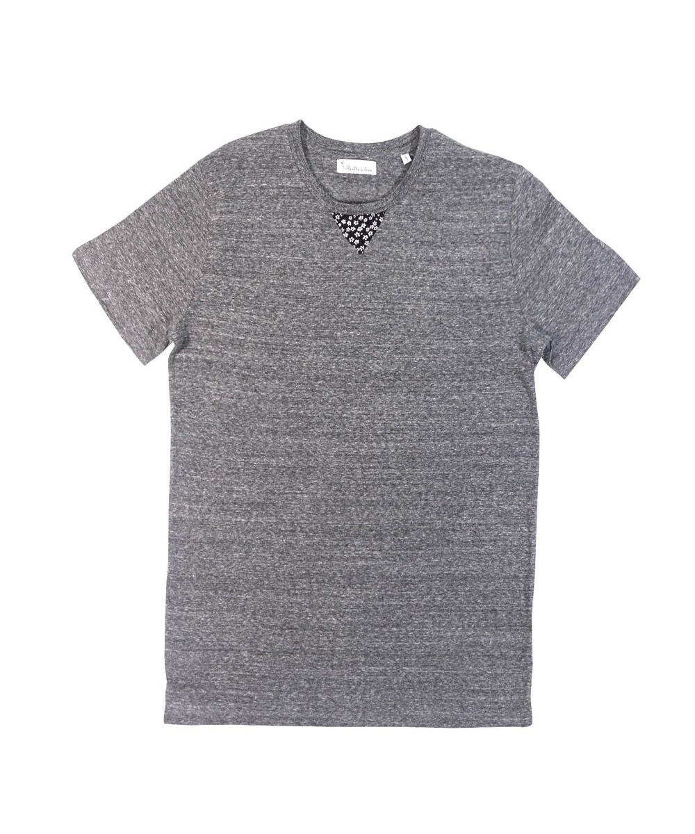 T-shirt pour Homme Montréal de couleur Gris chiné