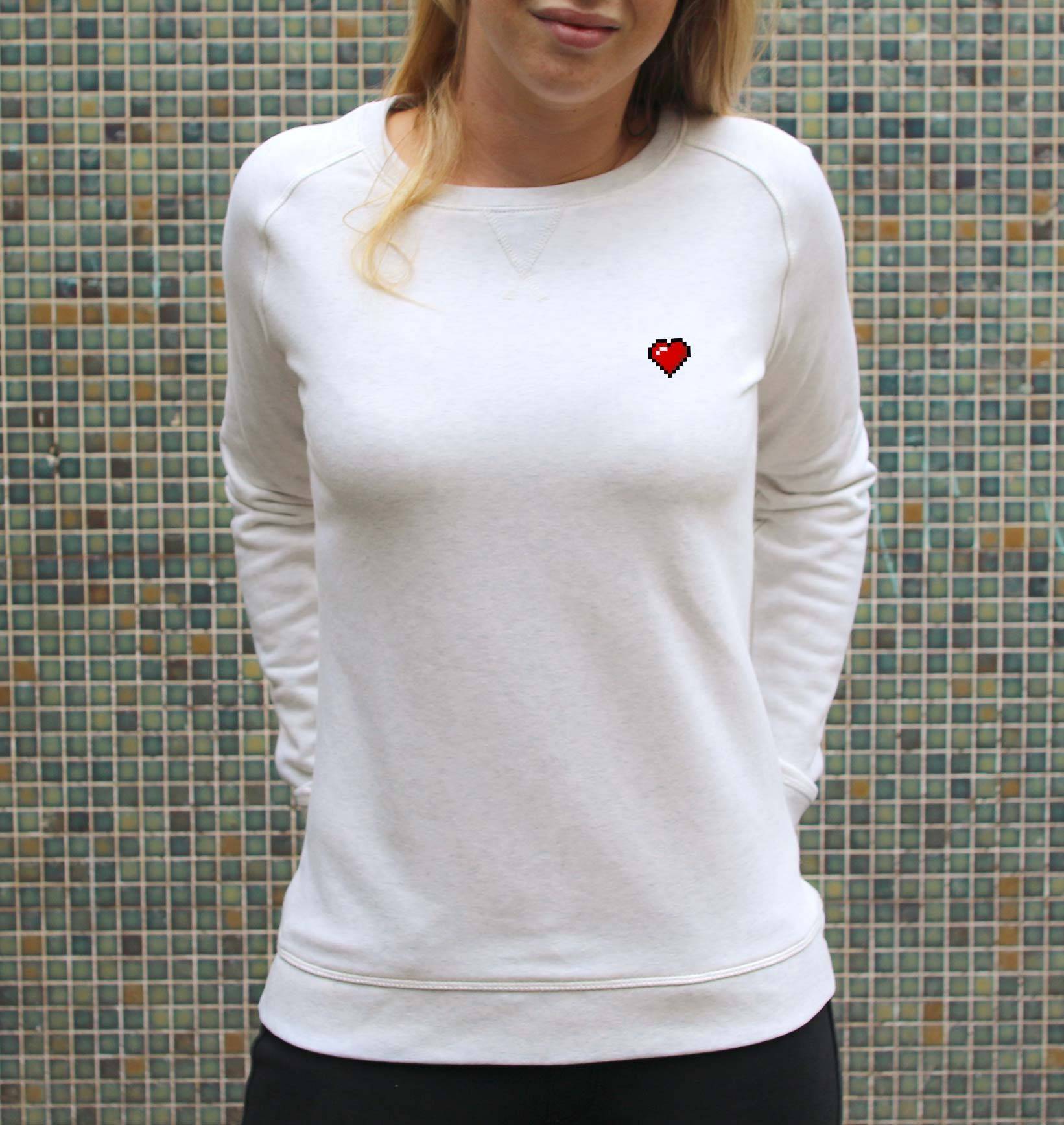 Sweat Pixel Coeur Grafitee