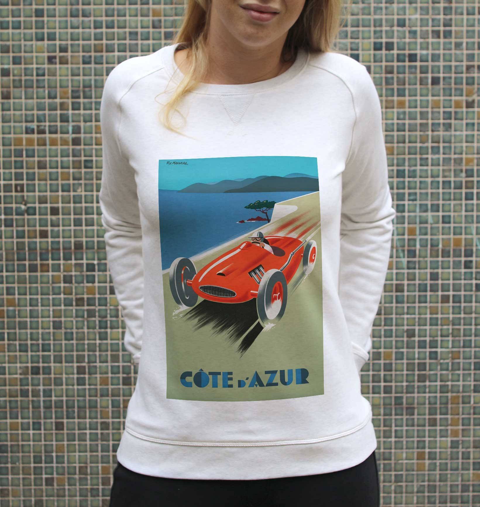 Sweat Côte d'Azur Grafitee