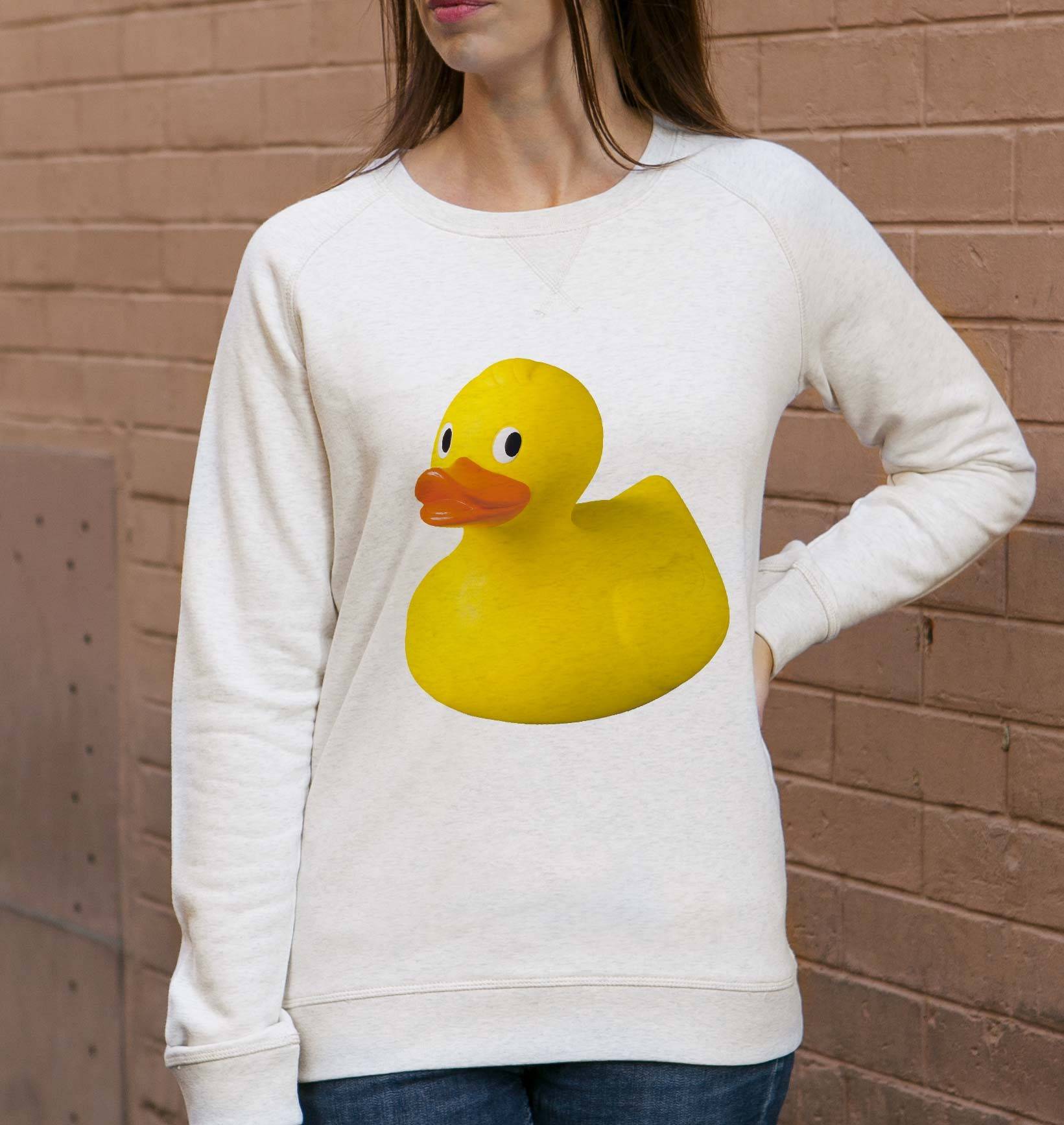 Sweat Canard Jaune Grafitee