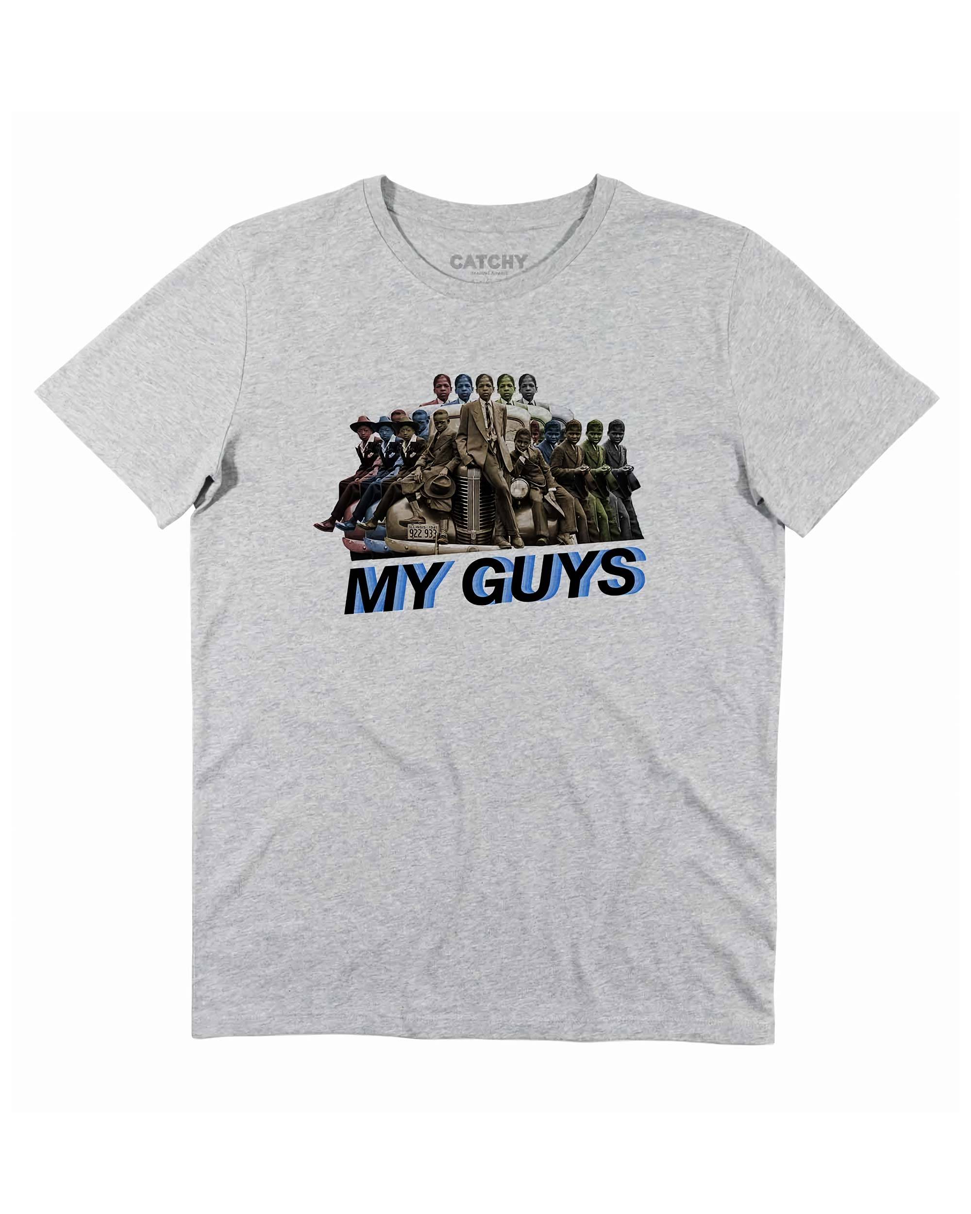 T-shirt My Guys de couleur Blanc par Catchy