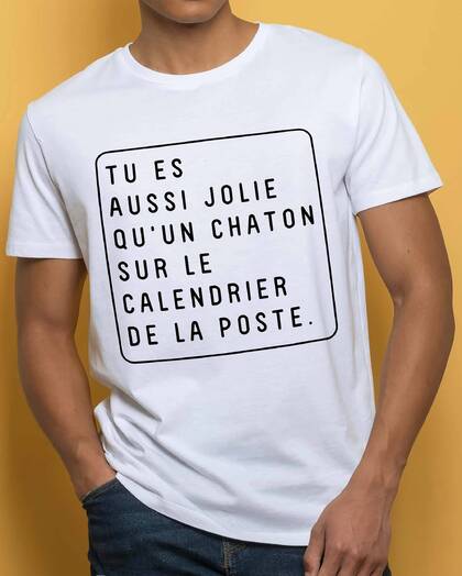 T-shirt Chaton Calendrier La Poste Grafitee