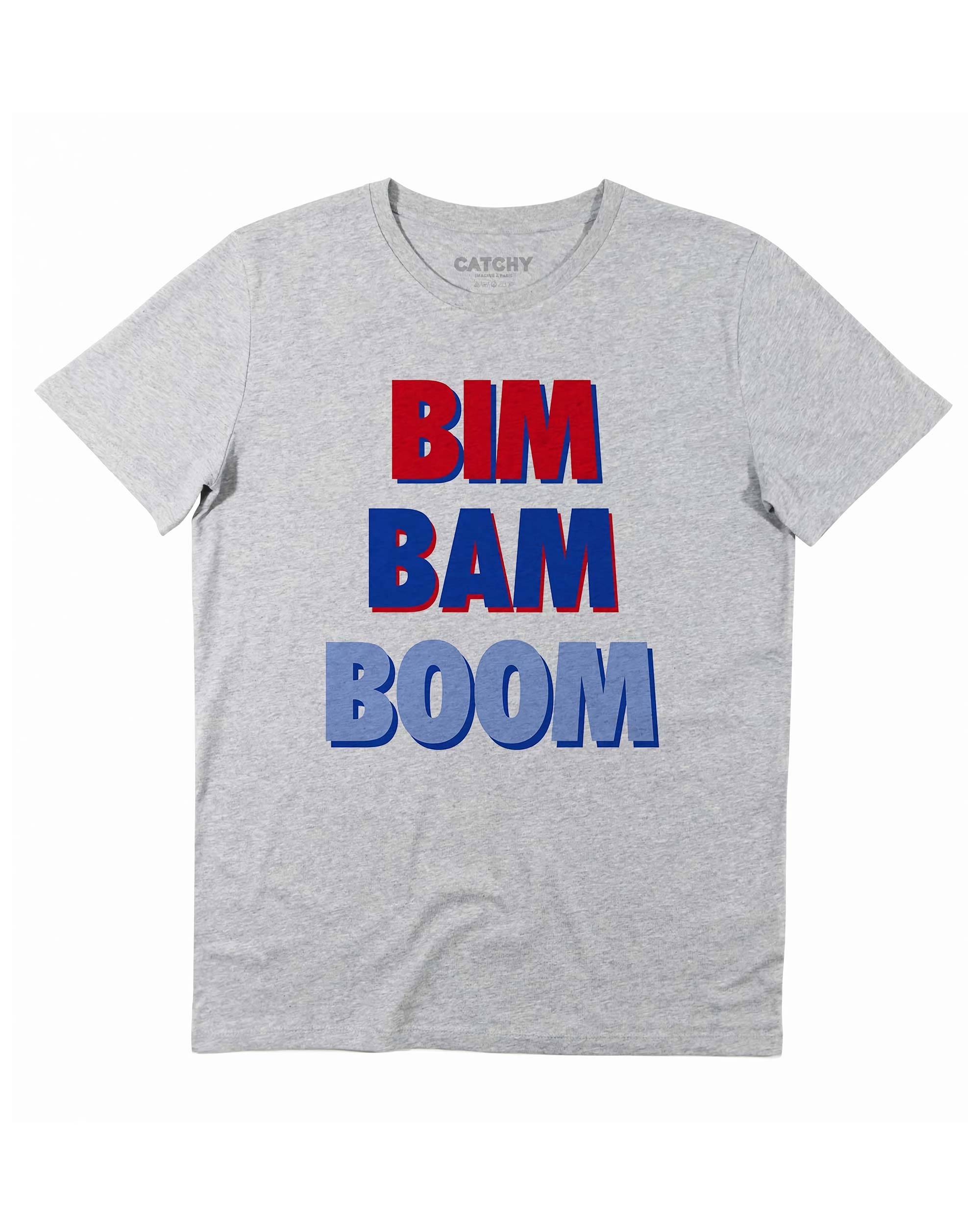 T-shirt Bim Bam Boom de couleur Blanc par Catchy