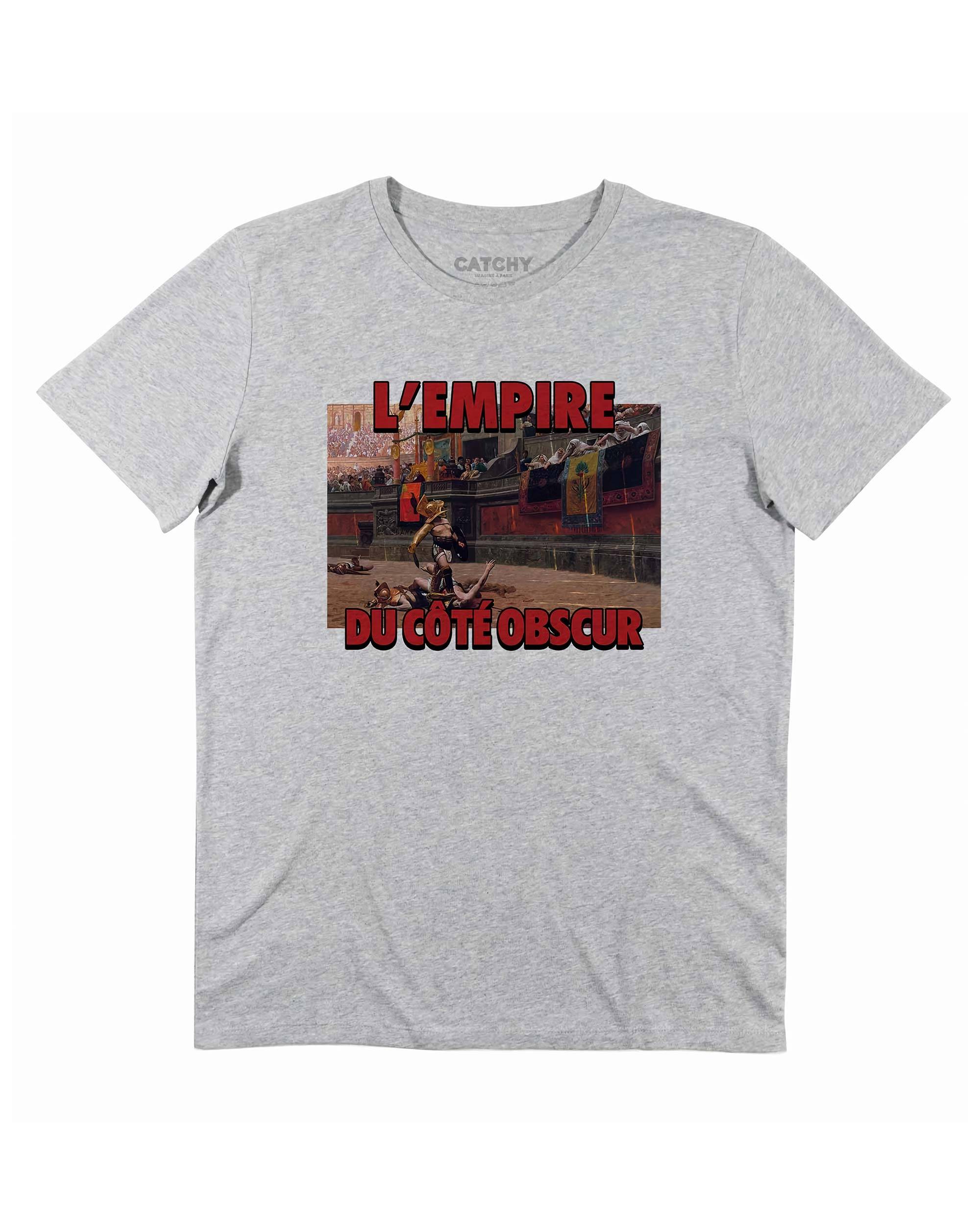 T-shirt L'Empire du Côté Obscur de couleur Blanc par Catchy