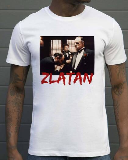 T-shirt Zlatan le Parrain Grafitee