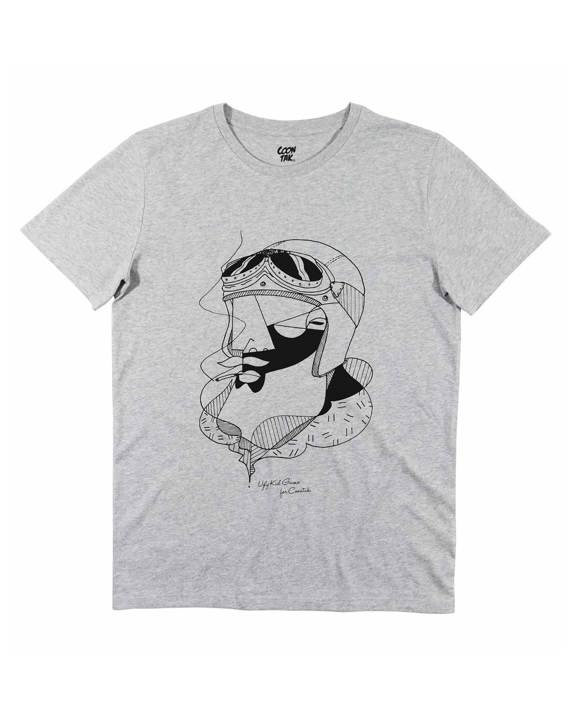 T-shirt Dandy Rider de couleur Blanc par Coontak