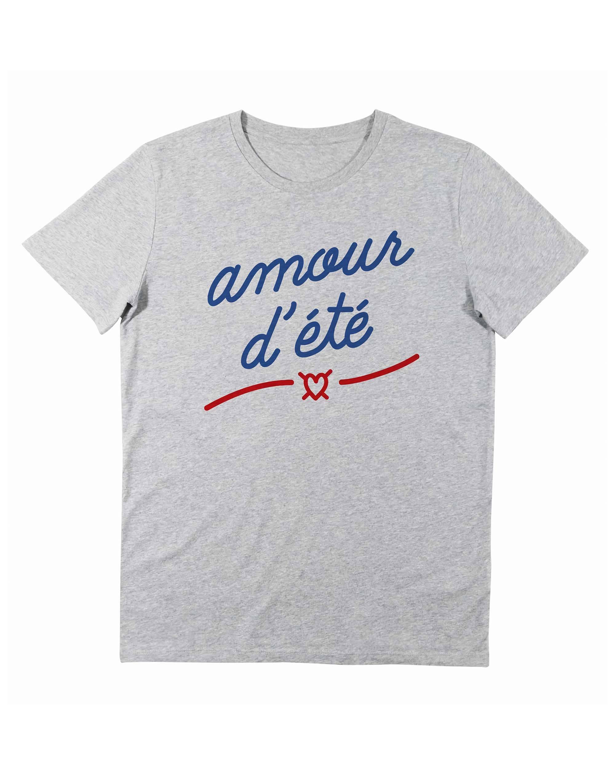 T-shirt Amour D'Eté de couleur Blanc par Vague A L'Âme