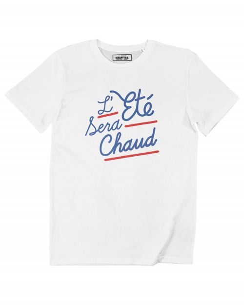 T-shirt L'Eté Sera Chaud Grafitee