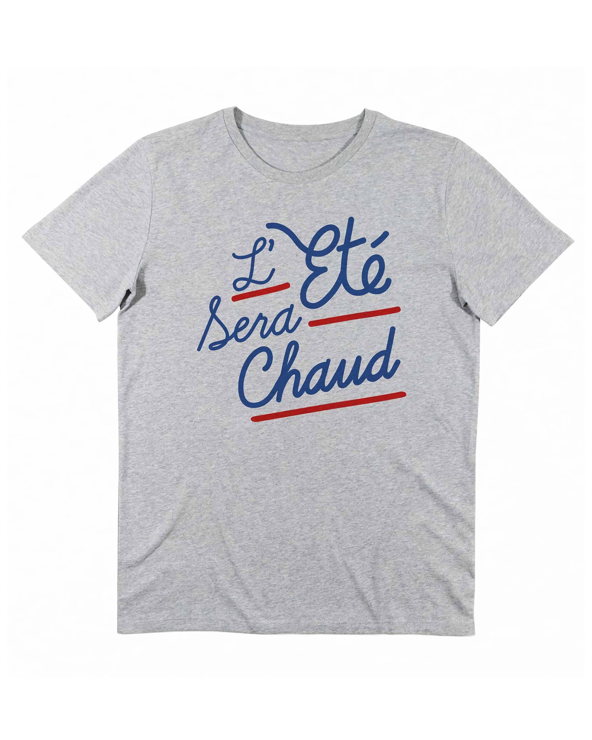 T-shirt L'Eté Sera Chaud de couleur Blanc par Vague A L'Âme