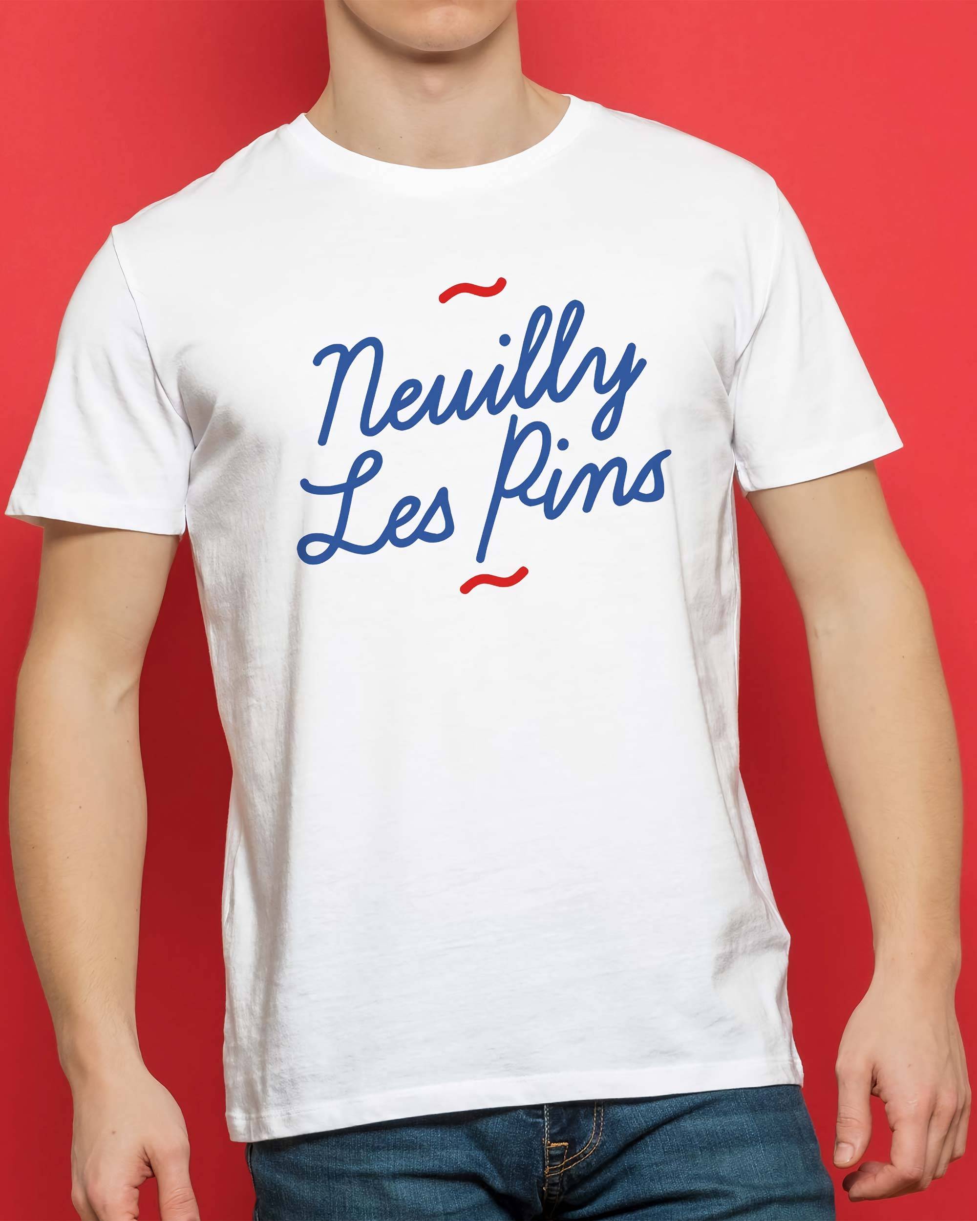 T-shirt Neuilly Les Pins de couleur Blanc par Vague A L'Âme