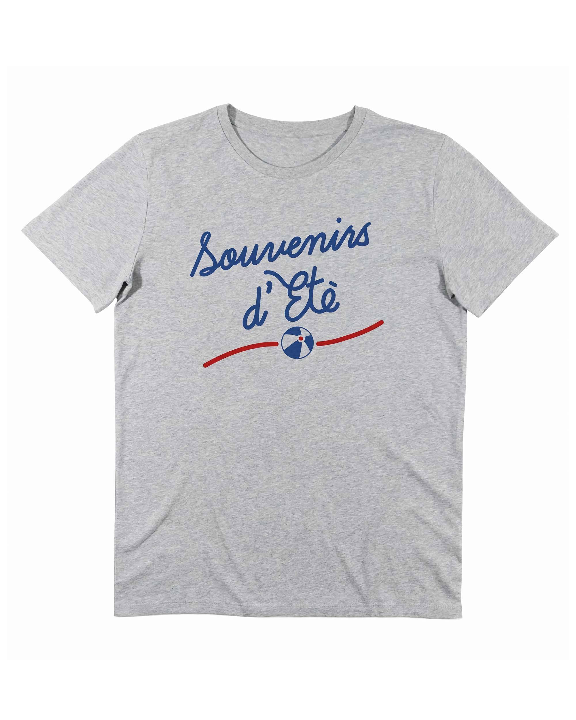 T-shirt Souvenirs d'Eté de couleur Blanc par Vague A L'Âme