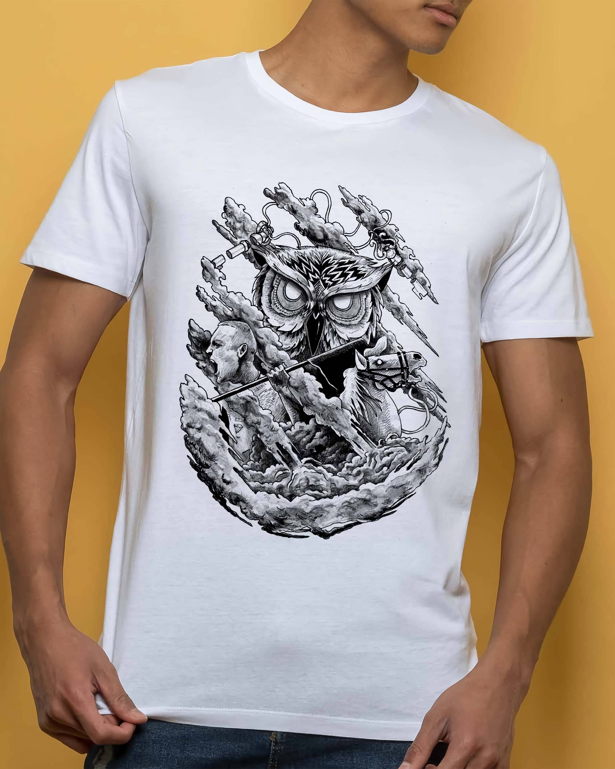 T-shirt Woodkid de couleur Blanc par Catchy