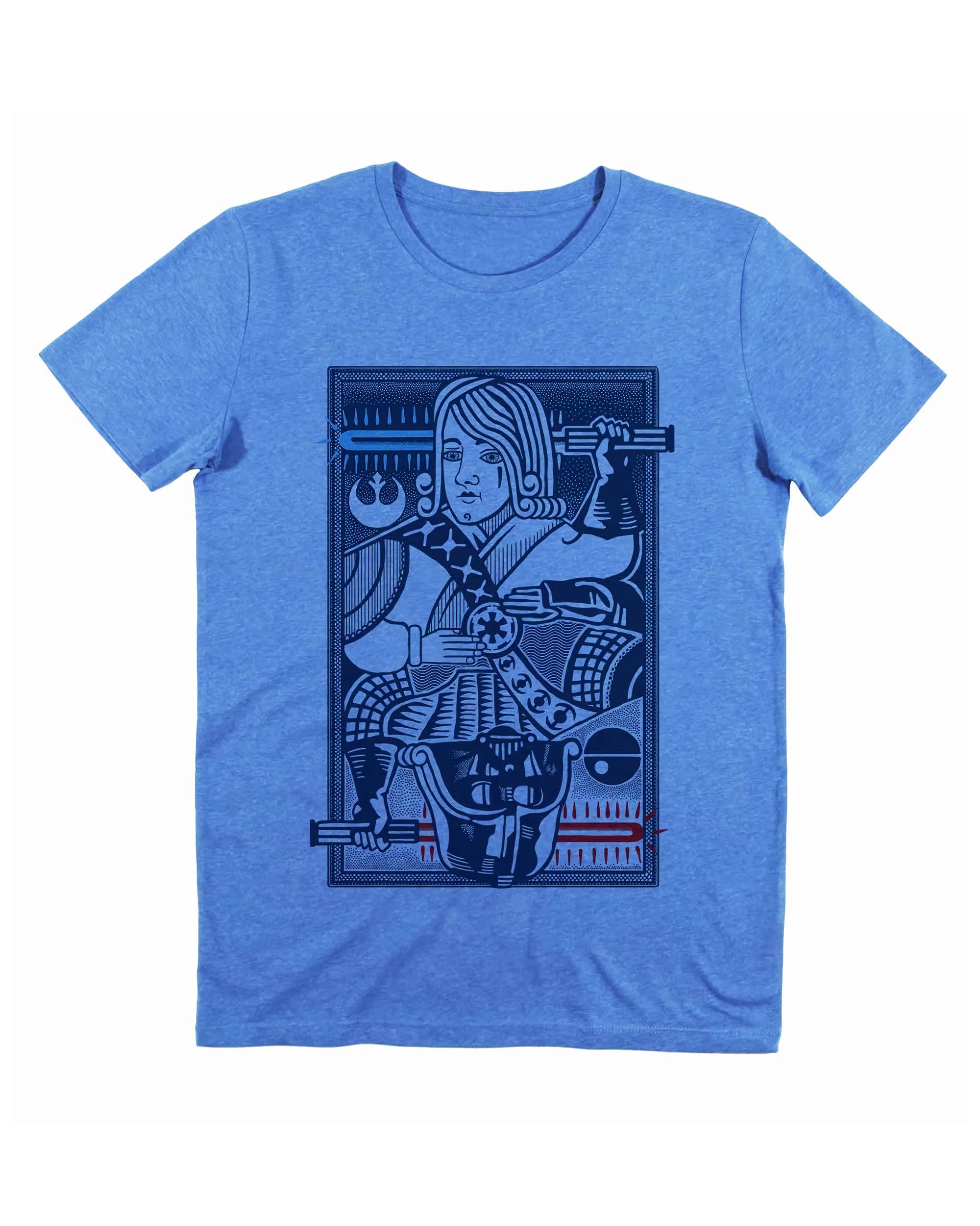 T-shirt King Of Darkside de couleur Blanc par Neon Mystic