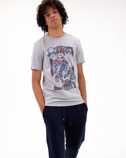 T-shirt Mario Bowser Grafitee