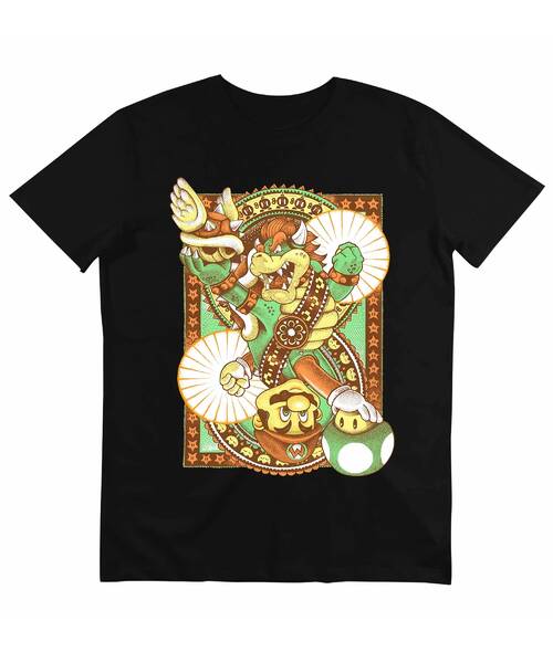 T-shirt Bowser vs Mario Grafitee