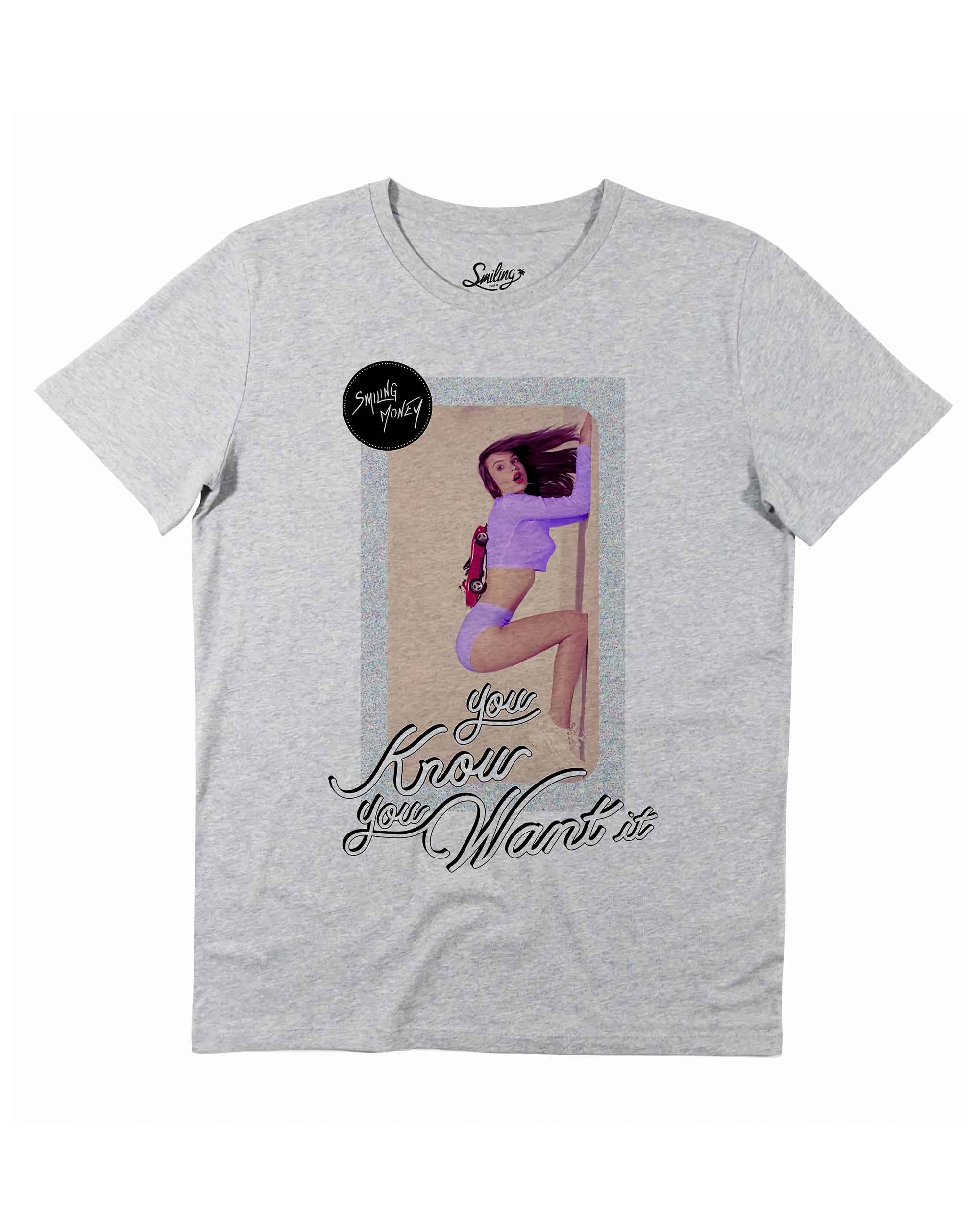 T-shirt You Know You Want It de couleur Blanc de la marque Stanley/Stella
