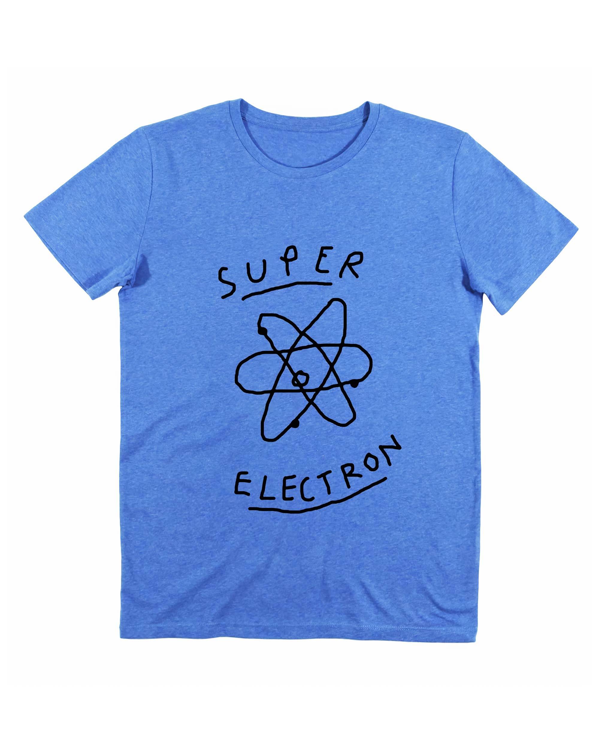 T-shirt Super Electron de couleur Blanc par Aecho