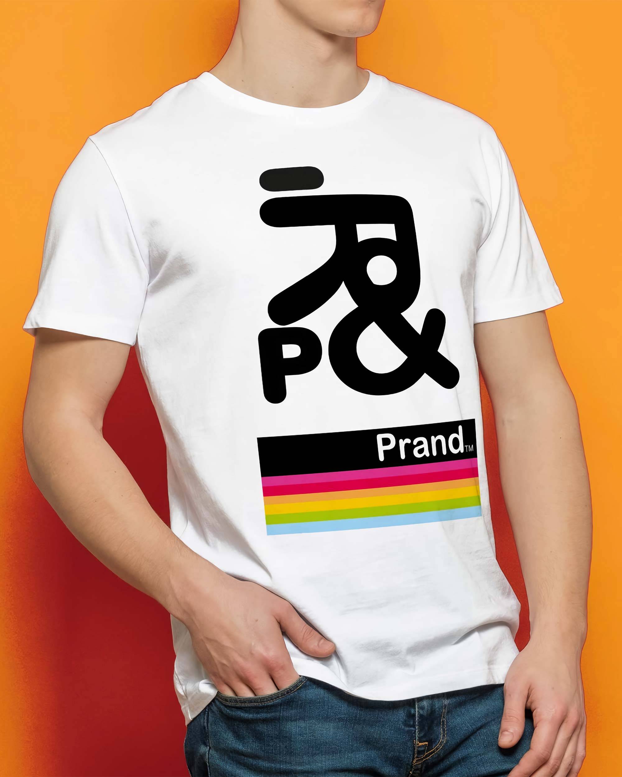 T-shirt BDK de couleur Blanc par Prand