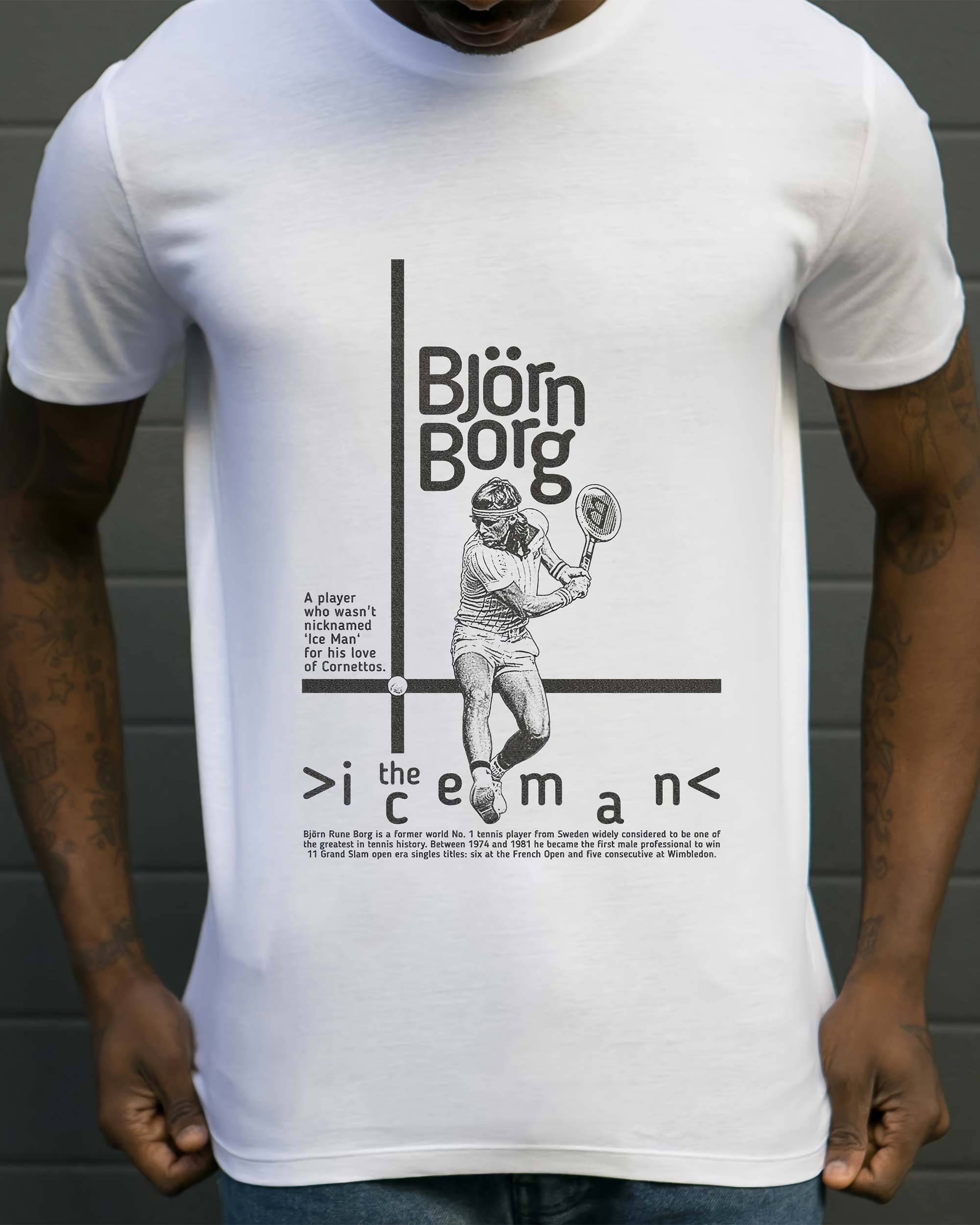 T-shirt Björn Borg de couleur Blanc par Love Means Nothing