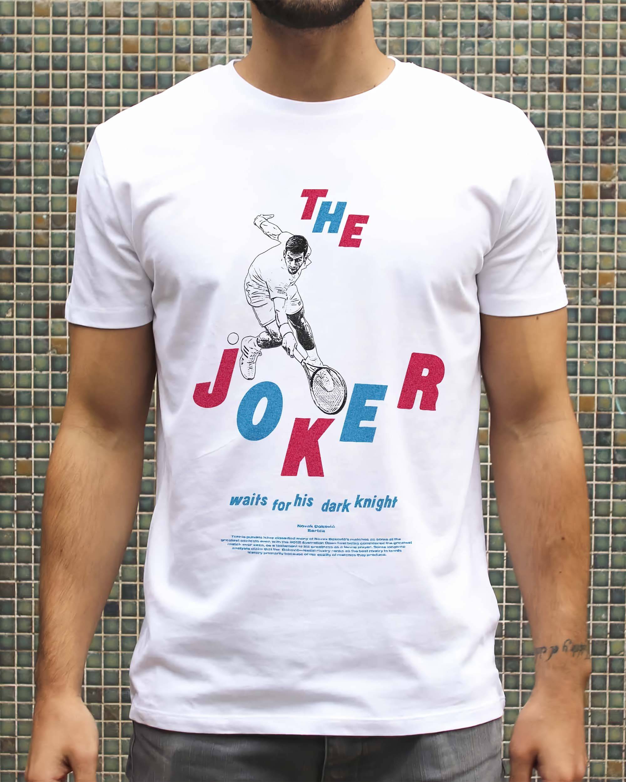 T-shirt Novak Djokovic de couleur Blanc par Love Means Nothing