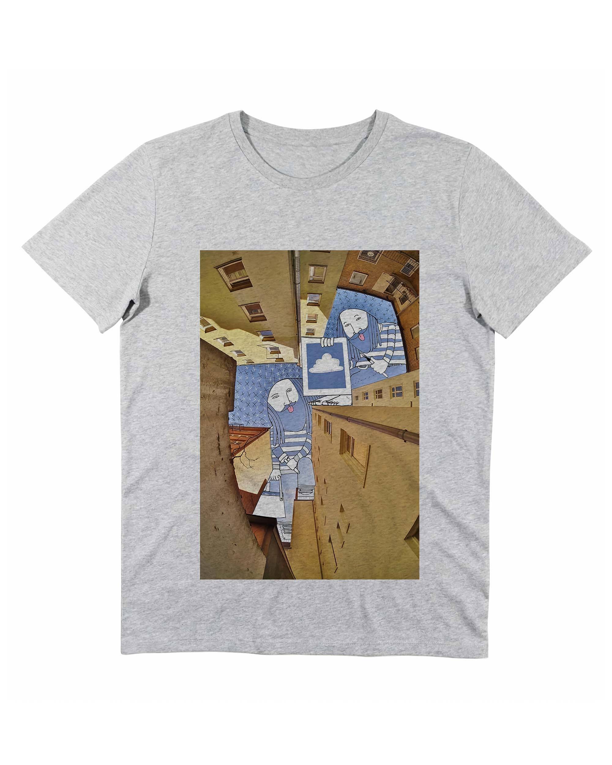 T-shirt Les Peintres de Berlin de couleur Blanc par Thomas Lamadieu