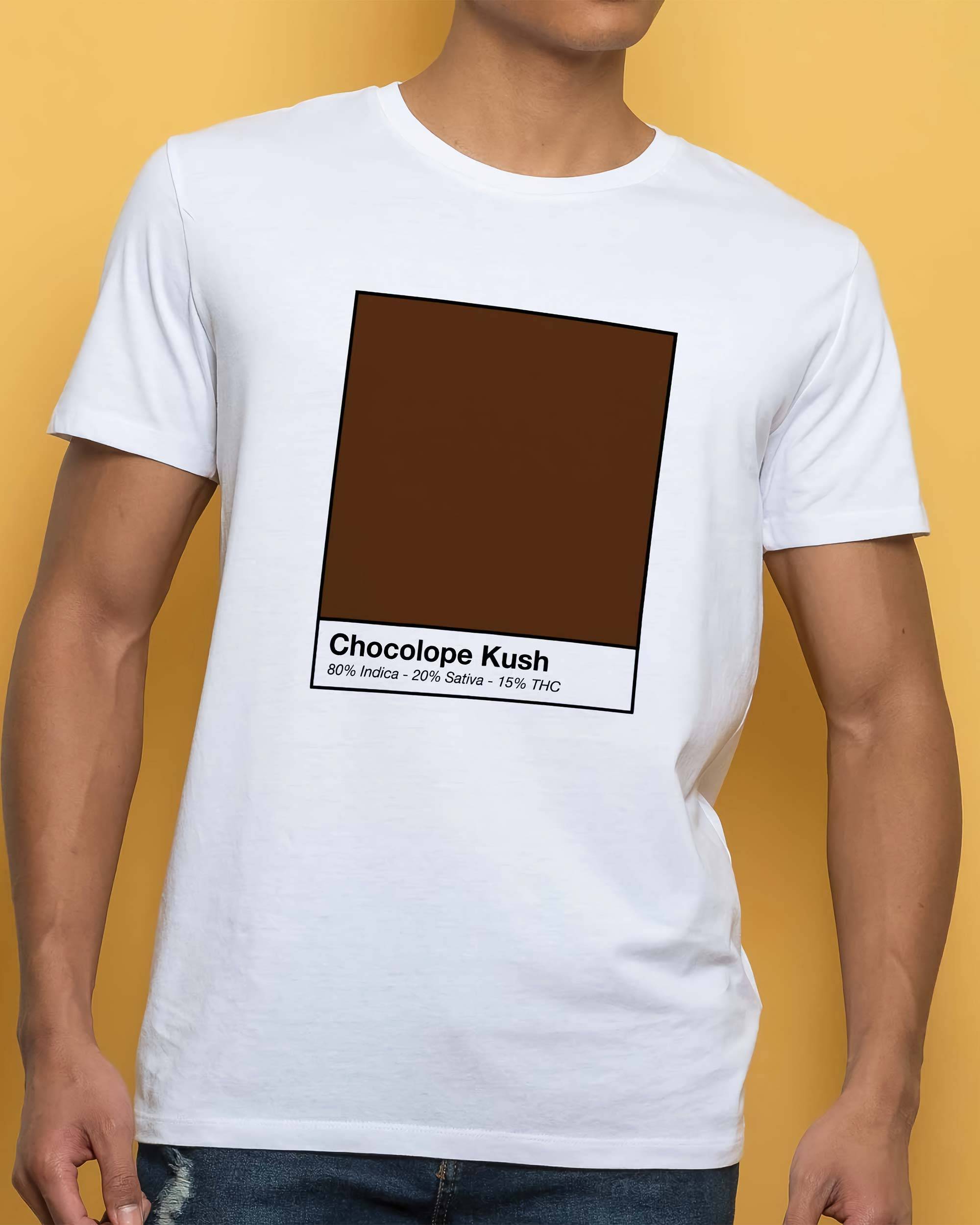 T-shirt Chocolope Kush de couleur Blanc